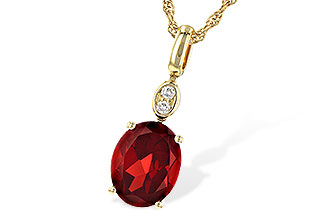 D218-07361: NECK 2.90 GARNET 2.93 TGW (10x8MM GAR)