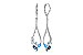 D300-76425: EARR 1.08 BLUE TOPAZ 1.35 TGW