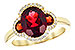 D300-79179: LDS RG 3.29 TW GARNET 3.45 TGW