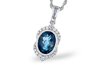 D300-80979: NECK 1.96 LONDON BLUE TOPAZ 2.10 TGW