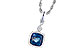 D301-63643: NECK 1.05 LONDON BLUE TOPAZ 1.07 TGW