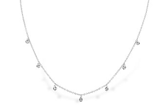D301-64625: NECKLACE .12 TW (18 INCHES)