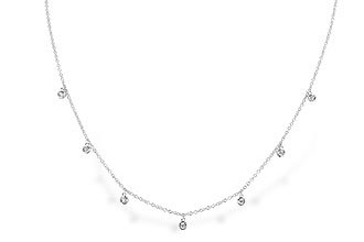 D301-64625: NECKLACE .12 TW (18")