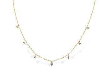 D301-64625: NECKLACE .12 TW (18")