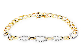 D301-65497: BRACELET .75 TW (INCLUDES BAR LINKS)