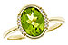 D301-67343: LDS RG 1.72 TW PERIDOT 1.75 TGW (9x7 PER)