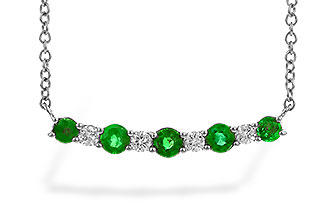 D301-70952: NECK .43 TW EMERALD .55 TGW