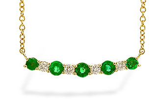 D301-70952: NECK .43 TW EMERALD .55 TGW