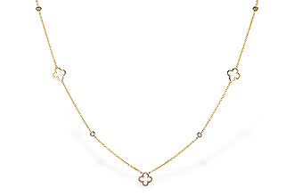 D302-56416: NECKLACE .20 TW (18")