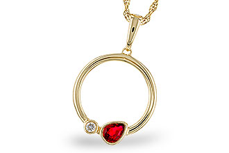 D302-56434: NECKLACE .24 RUBY .26 TGW