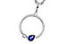 D302-56443: NECKLACE .26 SAPPHIRE .28 TGW