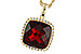 D302-57334: NECKLACE 9.26 GARNET 9.51 TGW (12MM CU)