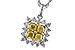 D302-58225: NECK .76 FANCY YELLOW DIAMONDS 1.09 TW
