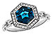 D302-60043: LDS RG 2.03 LONDON BLUE TOPAZ 2.14 TGW (7.5MM LBT)
