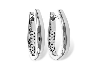 D302-60079: GOLD EARRINGS (17MM)