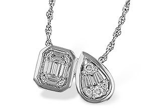 D302-61879: NECKLACE .17 BAG .25 TW