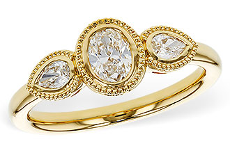 D302-61897: LDS DIA RG .60 TW FANCY CUT DIAMONDS