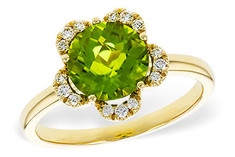 D302-62743: LDS RG 2.16 PERIDOT 2.28 TGW (8MM RD)