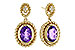 D302-62761: EARRINGS 1.98 AMETHYST 2.02 TGW (8x6MM AMY)