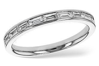 D303-45470: LDS DIA WED RG .44 TW BAGUETTES