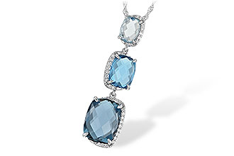 E216-24606: NECK 8.71 BLUE TOPAZ 8.89 TGW