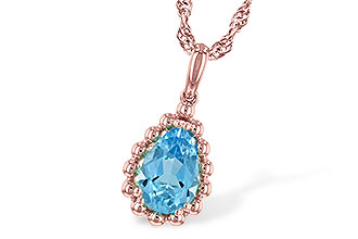 E217-12806: NECKLACE 1.55 CT BLUE TOPAZ