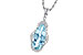 E218-05488: NECK 3.97 AQUAMARINE 4.20 TGW