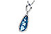 E218-07279: NECK 3.31 LONDON BLUE TOPAZ 3.50 TGW