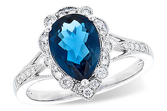 E300-79170: LDS RG 2.25 LONDON BLUE TOPAZ 2.47 TGW