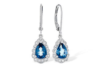 E300-80088: EARR 1.48 TW LONDON BLUE TOPAZ 1.63 TGW