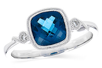 E301-63643: LDS RG 1.70 LONDON BLUE TOPAZ 1.75 TGW