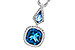 E301-67288: NECK 2.24 TW LONDON BLUE TOPAZ 2.40 TGW