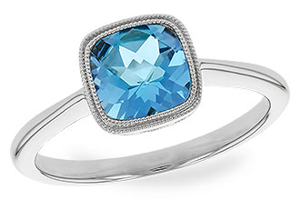 E301-70006: LDS RG 1.45 CT SWISS BLUE TOPAZ