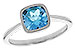E301-70006: LDS RG 1.45 CT SWISS BLUE TOPAZ