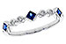 E302-59097: LDS WED RG .25 SAPPHIRE .30 TGW