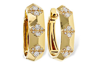 E302-60952: EARRINGS .50 TW
