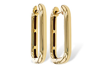 E302-60997: GOLD EARRINGS (23MM)
