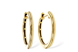 E302-61834: GOLD EARRINGS (16MM)