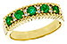 E302-62806: LDS WED RG .48 TW EMERALD .60 TGW