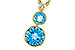 E303-45488: NECK 2.63 BLUE TOPAZ 2.65 TGW (5MM / 8MM BT)