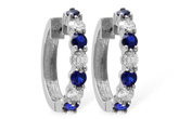 F028-93661: EARRINGS 1.30 SAPH 2.08 TGW