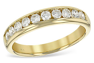 F120-78252: LDS WED RG .50 TW (10 STONES)