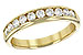 F120-78252: LDS WED RG .50 TW (10 STONES)