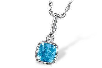 F214-42770: NECK 1.03 BLUE TOPAZ 1.05 TGW