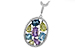 F216-26388: NECK 2.25 MULTI-COLOR 2.43 TGW