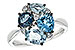 F217-10006: LDS RG 2.57 BLUE TOPAZ 2.65 TGW