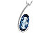 F217-10088: NECK 4.48 LONDON BLUE TOPAZ 4.60 TGW