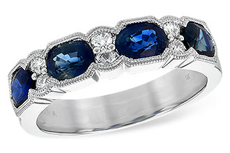 F217-17352: LDS WED RG 1.72 SAPPHIRE 1.90 TGW (5x4MM SAPP)