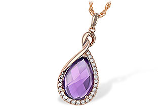 F217-17361: NECK 3.91 AMETHYST 4.10 TGW