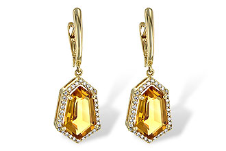 F218-00952: EARR 3.80 TW CITRINE 4.05 TGW